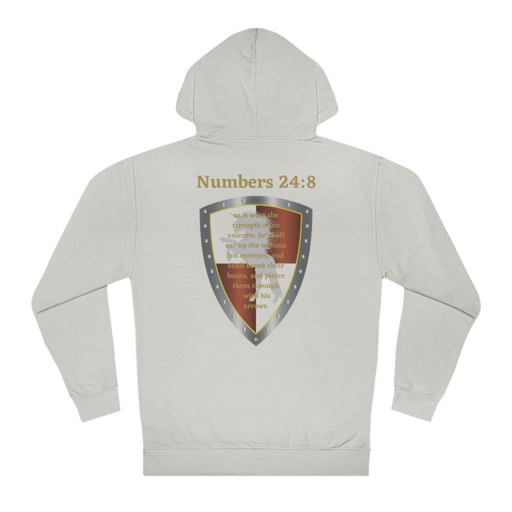 Numbers 24:8 Hooded Sweatshirt